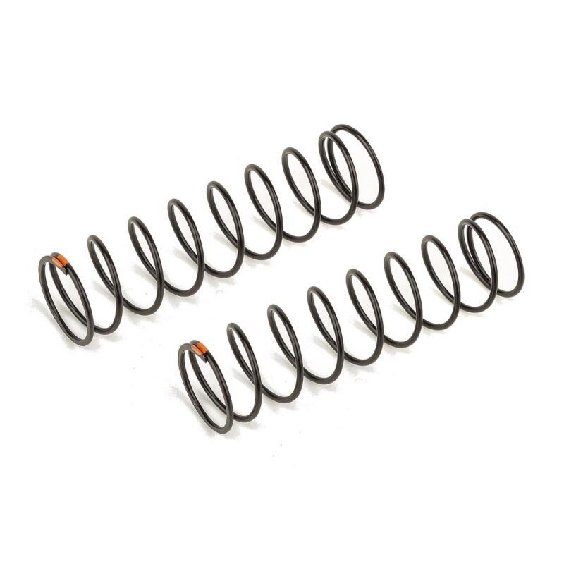 Team Associated Rear Springs V2, orange, 4.9 lb/in, L86, 9.5T, 1.6D / AE81238