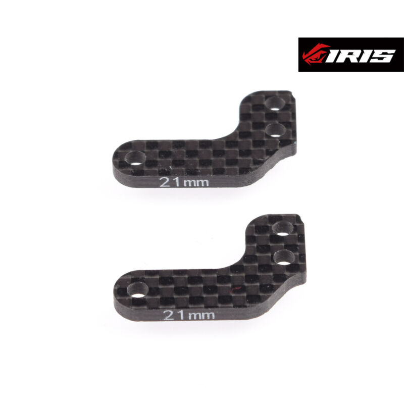 Iris ONE Front Steering Arm Carbon Fiber - 21mm (2pcs) / IRIS-40004
