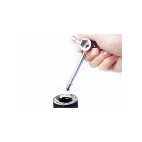 Koswork Glow Plug/Clutch Nut/Wheel Nut Cross Wrench (7, 8, 10, 12 & 17mm) (w/glow plug clip) / KOS13265