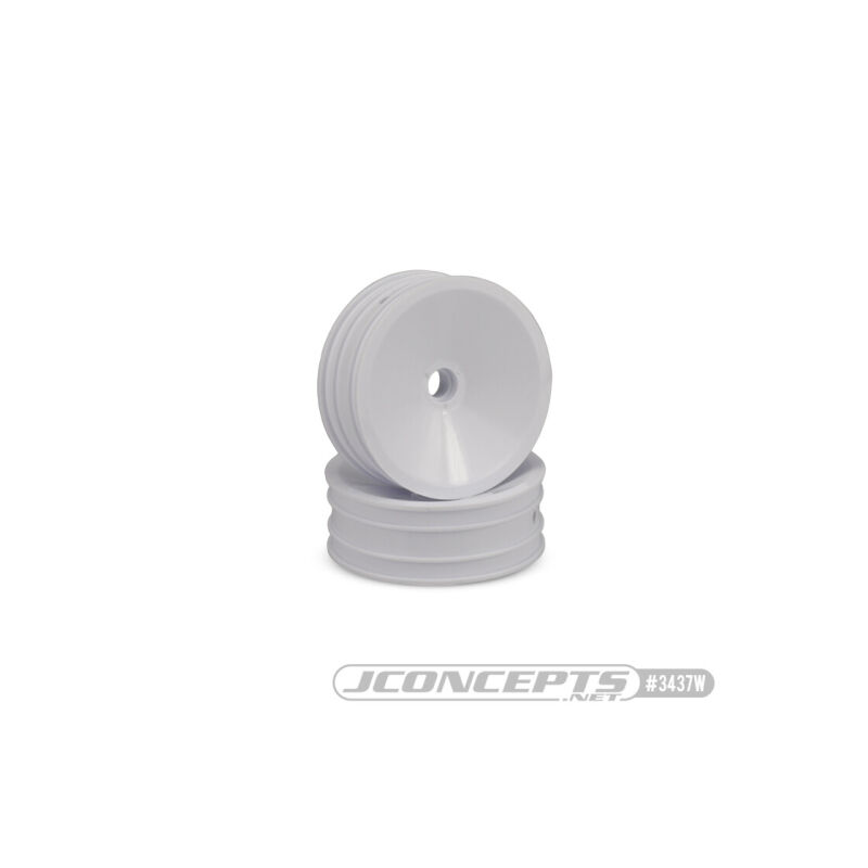 JConcepts Mono 1.9" RC10 front wheel, white / JCO3437W