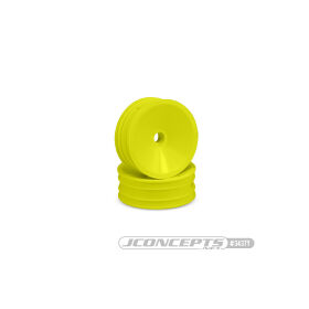 JConcepts Mono 1.9" RC10 front wheel, yellow / JCO3437Y