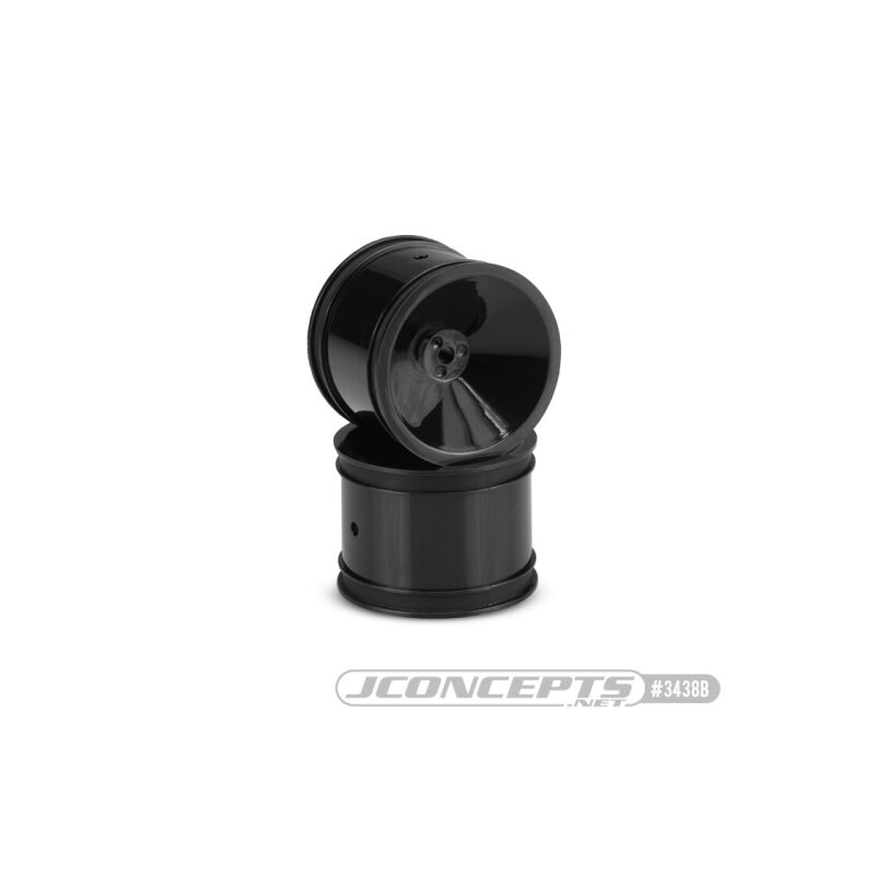 JConcepts Mono 1.7" RC10 rear wheel, black / JCO3438B