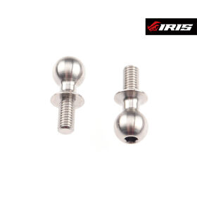 Iris 6x6mm Suspension Ballstud - Titanium (2pcs) /...