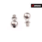 Iris 6.5x3.5mm Suspension Ballstud - Titanium (2pcs) / IRIS-84007