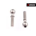 Iris 5.5x10mm Suspension Ballstud - Titanium (2pcs) / IRIS-84008