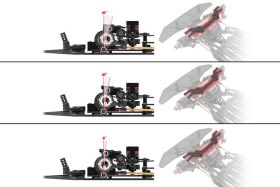 Team Corally SSX-823 Car Kit Chassis kit only, no electronics, no motor, no body, no tires / C-00133