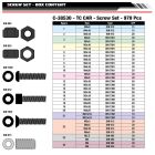 Team Corally Ersatzteil Universal Sport Car Series Screws Nuts Set 34 Sizes 970 pcs / C-38530