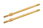 Team Corally Ersatzteil Steering Turnbuckle 62mm S2 Steel Gold 2 pcs / C-00130-017-1