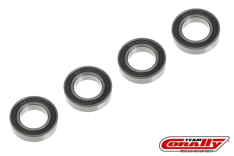Team Corally Ersatzteil Ball Bearing Abec 3 12x21x5 4 pcs / C-3611-3-12-21-05