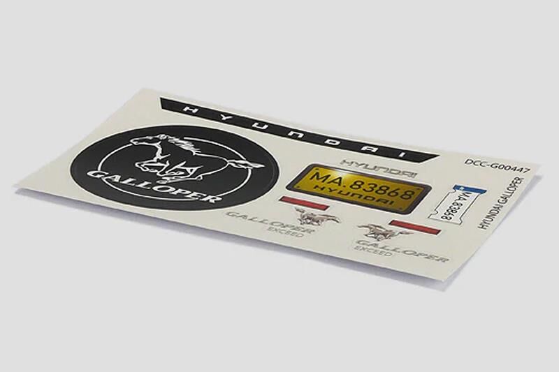 Carisma RC Ersatzteil Custom Sticker Set For Mk1 Front / CA-16372