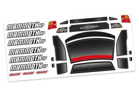Team Corally Ersatzteil Body Decal Sheet  MAMMOTH SP/XP 1...