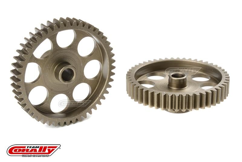 Team Corally Ersatzteil 48 DP Motorritzel Stahl gehärtet 48 Zähne Welle 3.17mm / C-71448