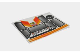Carisma RC Ersatzteil MSA-1E 2.0 Pajero Sticker Set /...