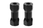 Team Corally Ersatzteil Chassis Post 15mm M3 Black 2 pcs / C-00130-219
