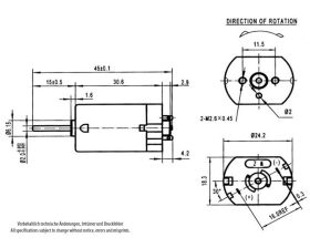 Krick MAX Speed 280 Elektromotor / 42228