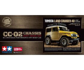 TAMIYA 1:10 RC Bausatz Toyota Land Cruiser 40 CC-02 /...