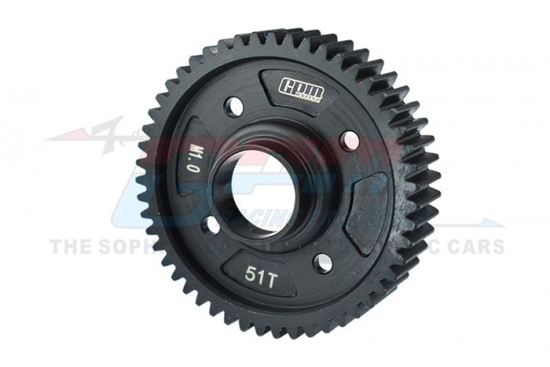 GPM TRAXXAS XRT MEDIUM CARBON STEEL CENTER DIFF OUTPUT GEAR 51T / GPMTXM8051TSBK