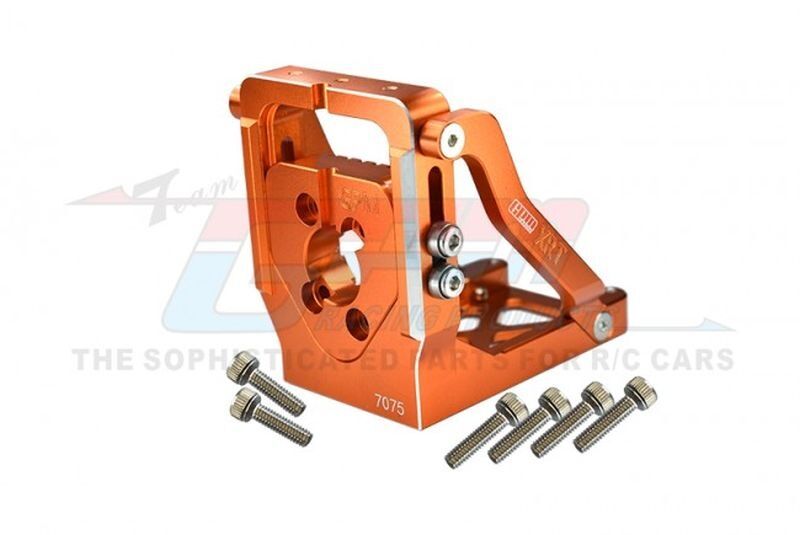 GPM TRAXXAS XRT ALUMINUM 7075-T6 QUICK RELEASE MOTOR BASE orange / GPMXRT038AOR