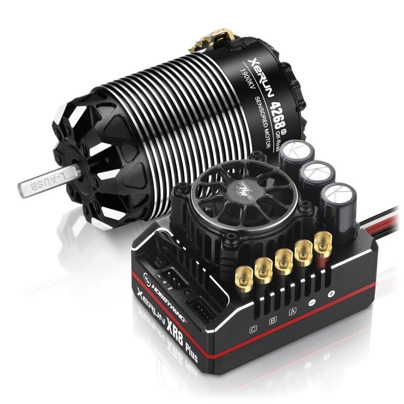 Hobbywing Xerun XR8 Plus G2S Combo mit 4268 1900kV Motor Off-Road / HW38020500