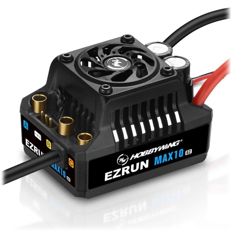 Hobbywing Ezrun MAX10 G2 Regler 140 Amp, 2-4s LiPo, BEC 5A / HW30102603
