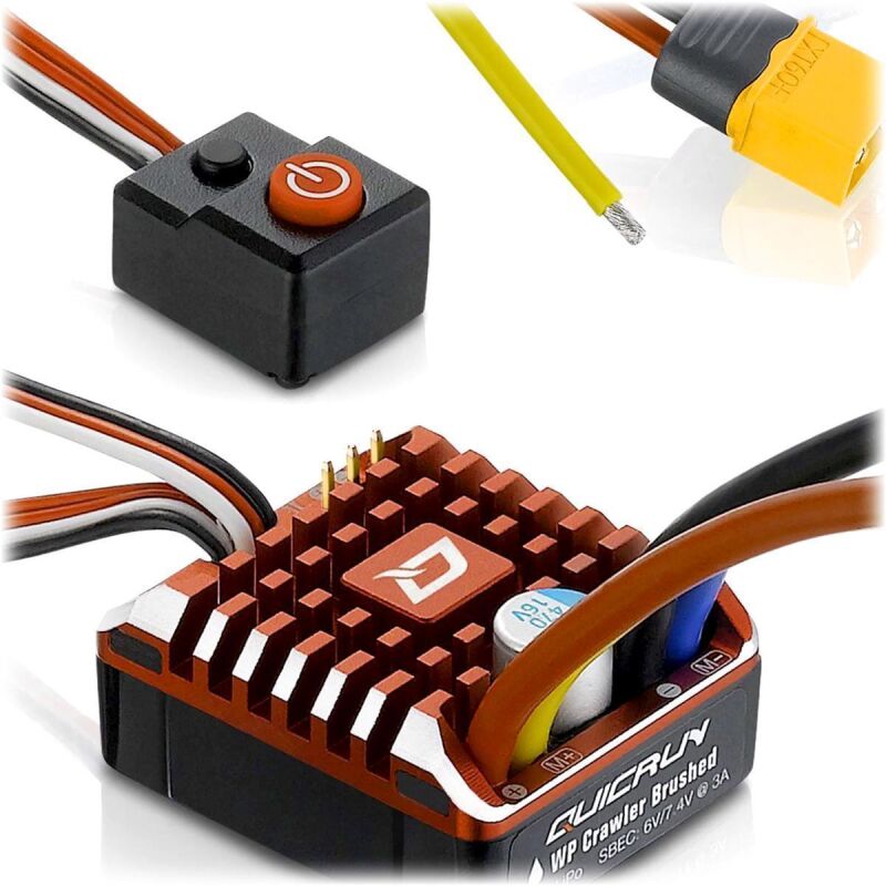 Hobbywing Quicrun Brushed WP1080 Combo 555 13 Turn / HW38020352
