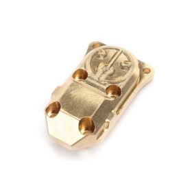 Axial Differential Abdeckung Messing: SCX24, AX24 /...