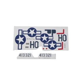 E-flite Ersatzteil Decal Sheet P-51D 1.2m / EFL089507
