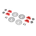 LOSI Ersatzteil BrakeSetw/WheelHex&Pin(4)RZRRey / LOS232076