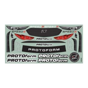 Protoform 1/10 Speed3 Clear Body for 190mm FWD TC / PRM158925