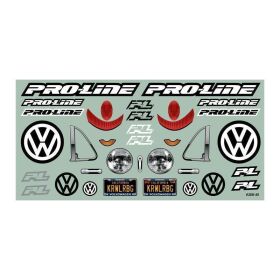 Pro-Line SCX10 1/10 Volkswagen Beetle Clear Body 12.3" Wheelbase Crawlers / PRO359500