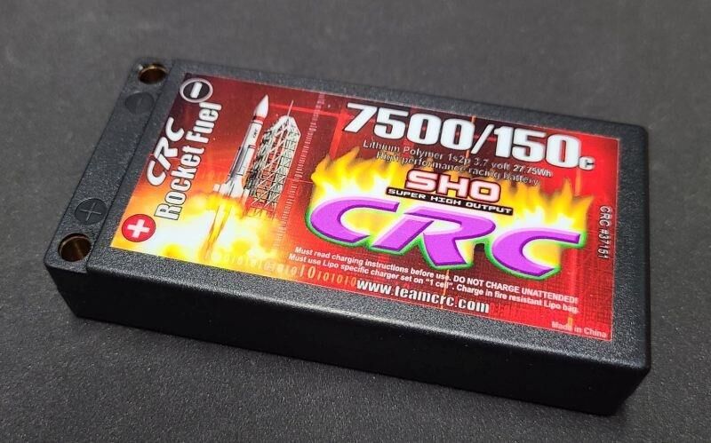 CRC Rocket Fuel LiPo 1s, 3.7V, 7500mAh, 150c, Super High Output / CRC37151
