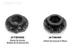 Jetko EX Tyre MT Wasteland Belted Black Wheel 24mm Xmaxx & Kraton (2) / JK5804CB