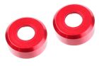 Team Corally HDA Suspension Arm Insert Outer Spacer 1.5mm Aluminum Red 2 pcs / C-00180-532