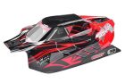 Team Corally Polycarbonate Body Asuga ASUGA XLR Painted RED Cut 1 pc / C-00180-857-R