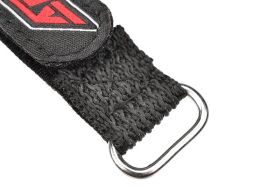 Team Corally Pro Akku Gurte 300x20mm Metal Buckle Silicone Anti-Slip Strings Black 2 pcs / C-50535