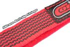 Team Corally Pro Akku Gurte 300x20mm Metal Buckle Silicone Anti-Slip Strings Red 2 pcs / C-50536