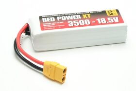 RED POWER LiPo Akku RED POWER XT 3500 - 18,5V / 15430
