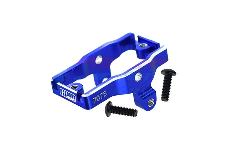 GPM TRX-4M Servo-Halter 7075-T6 Aluminium blau / GPMTRX4M024B