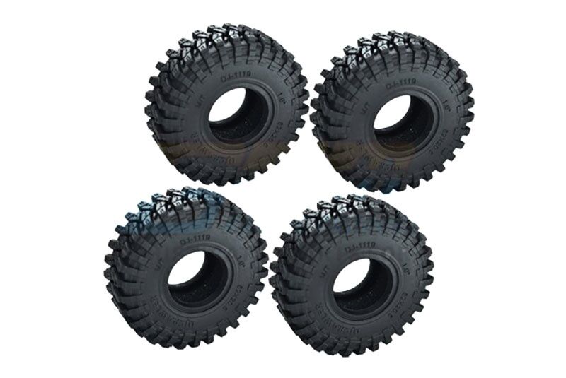 GPM TRX-4M 1.0 Grip-Gummi-Reifen mit Einlagen 62x20,5mm / GPMTRX4MZSP19BBK