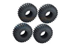 GPM TRX-4M 1.0 Grip-Gummi-Reifen mit Einlagen 62x20,5mm /...