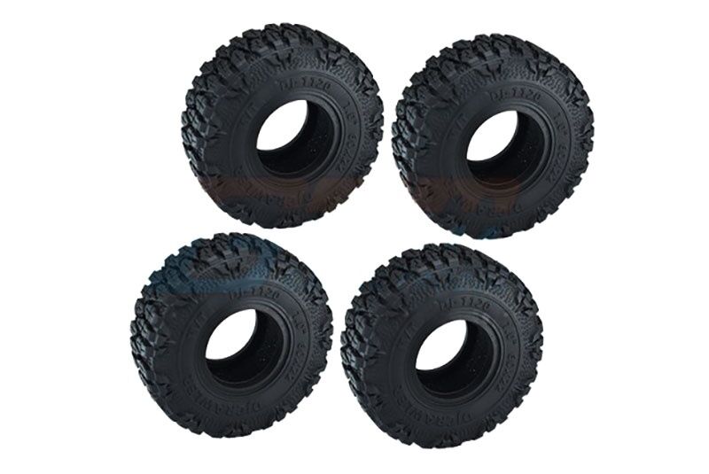 GPM TRX-4M 1.0 Grip-Gummi-Reifen mit Einlagen 60x22mm / GPMTRX4MZSP20BBK