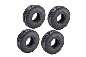 GPM TRX-4M 1.0 HighGrip-Gummi-Reifen mit Einlagen 56x19mm...