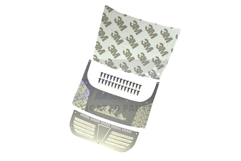 GPM TRX-4M Motorhaube Metal-Schutz silber Ford Bronco / GPMTRX4MZSP3S