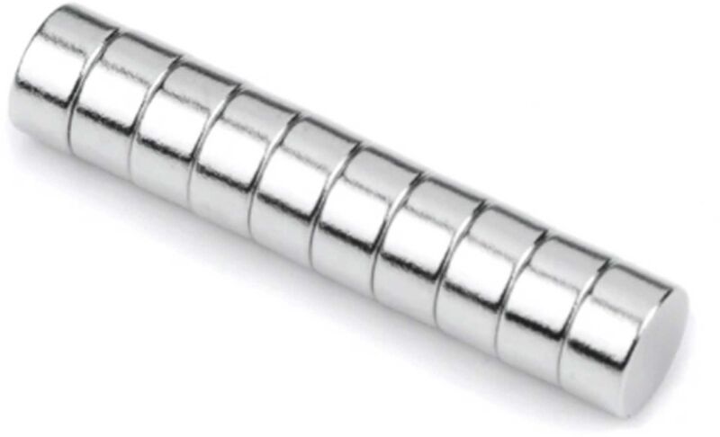 Robbe Modellsport SCHEIBENMAGNET Ø6MM VERNICKELT HÖHE 3MM 10STK. / 56000074