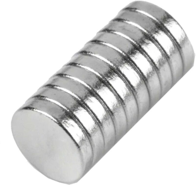 Robbe Modellsport SCHEIBENMAGNET Ø10MM VERNICKELT HÖHE 2MM 10STK. / 56000073