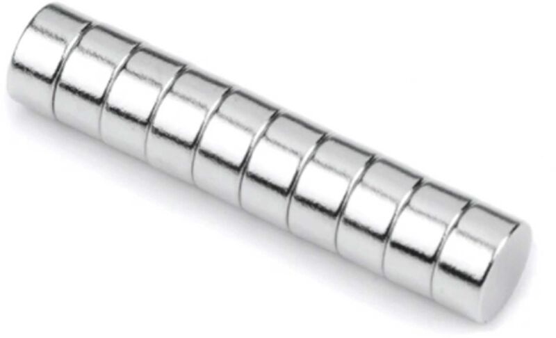 Robbe Modellsport SCHEIBENMAGNET Ø6MM VERNICKELT HÖHE 4MM 10STK. / 56000077