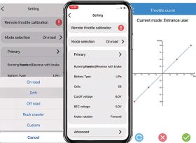 ISDT ESC 90 90(180)A 2-3S Brushed wasserdicht Regler für RC Car Tourenwagen/Buggies/Trucks/Rock Crawler / ESC90