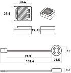 ISDT ESC 90 90(180)A 2-3S Brushed wasserdicht Regler für RC Car Tourenwagen/Buggies/Trucks/Rock Crawler / ESC90