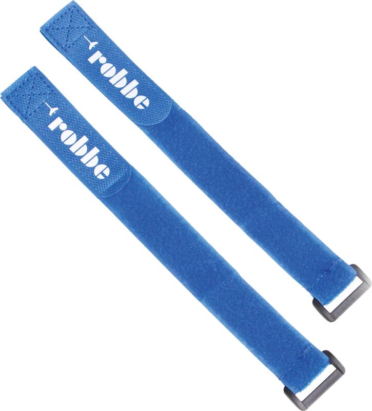 Robbe Modellsport Klettband für Akkuhalterung L 25x300mm mit Silikonauflage (Antirutsch) 2Stk. / 46335