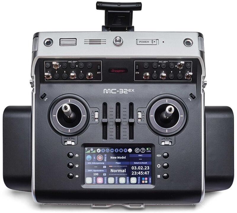 GRAUPNER MC-32ex Sender HoTT 2.4GHz Fernsteuerung / 33040